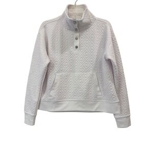 Tommy Bahama Everyday Active‎ Quilted Pullover Top Button Collar